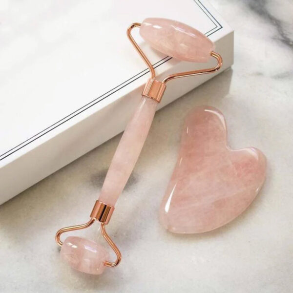 Gua Sha + Rodillo Cuarzo Rosado - Image 2