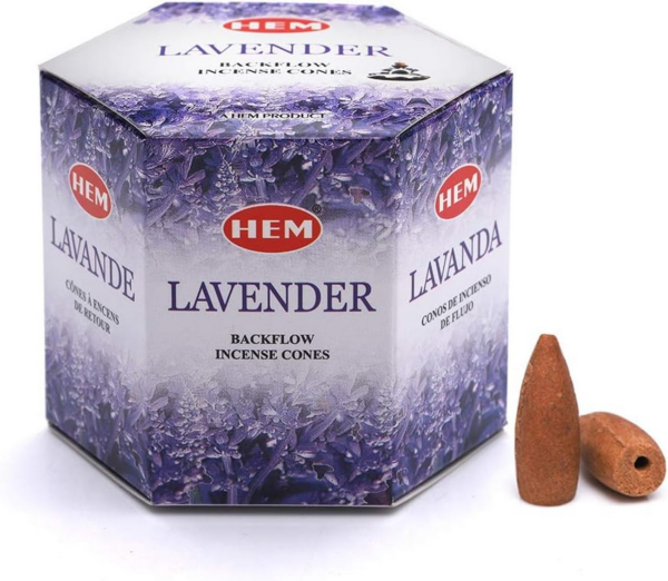 Incienso Hem Lavanda Cono